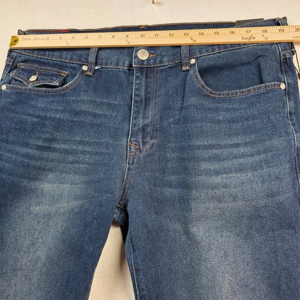 True Religion Men's Rocco Relaxed‎ Skinny Jeans Dark Woodland Wash 36x32 NWT